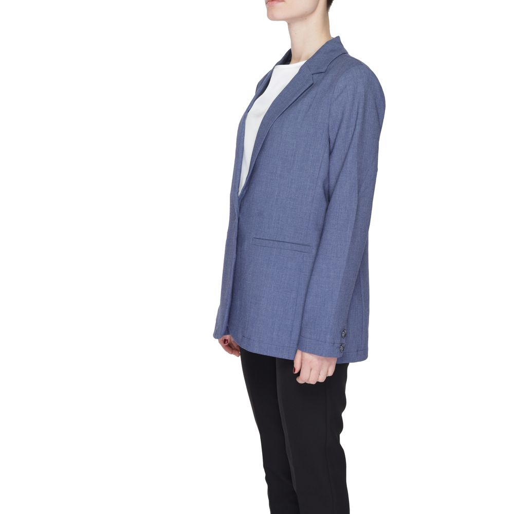 Blauer Polyester-Blazer