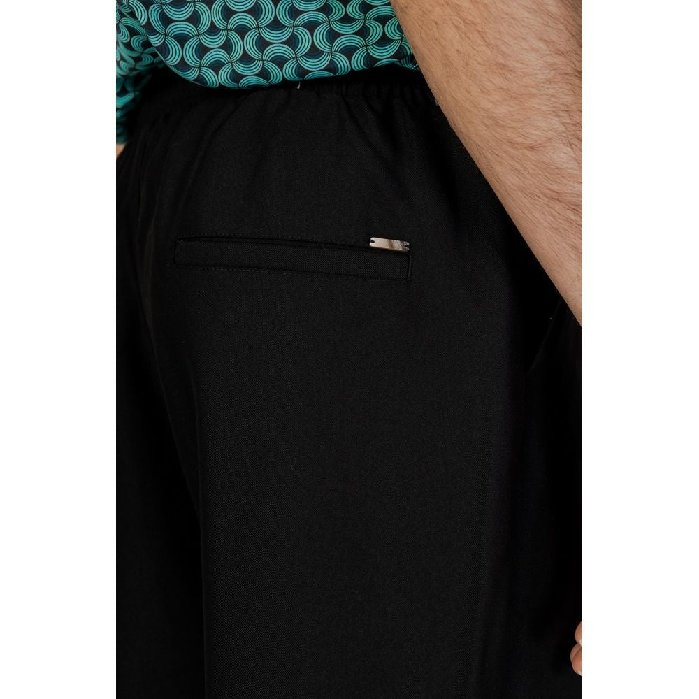 Schwarze Polyesterhose