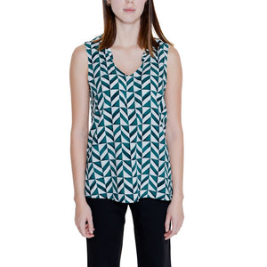 Green Viscose Tank Top