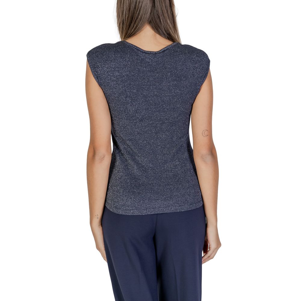 Blaues Viskose-Tanktop
