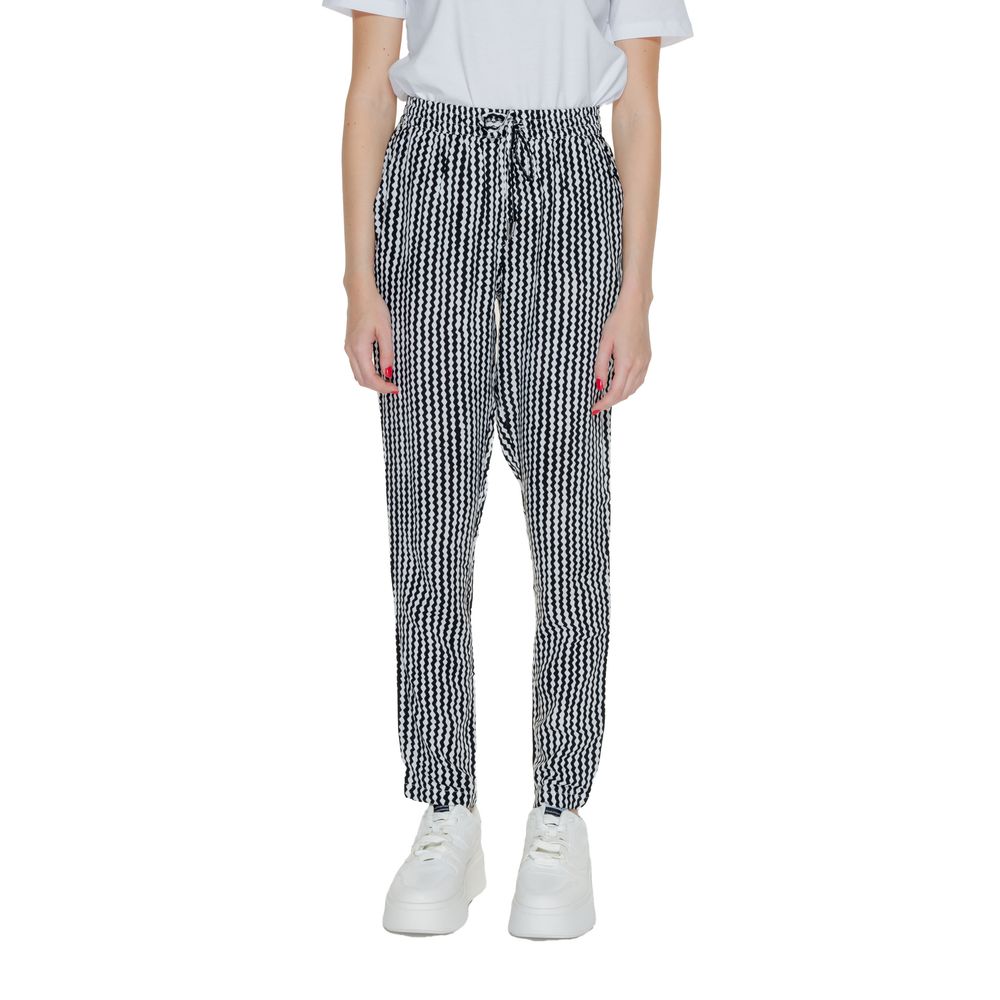 Schwarze Viskosehose