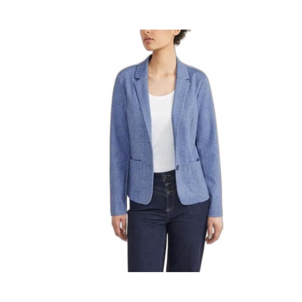 Blue Polyester Blazer