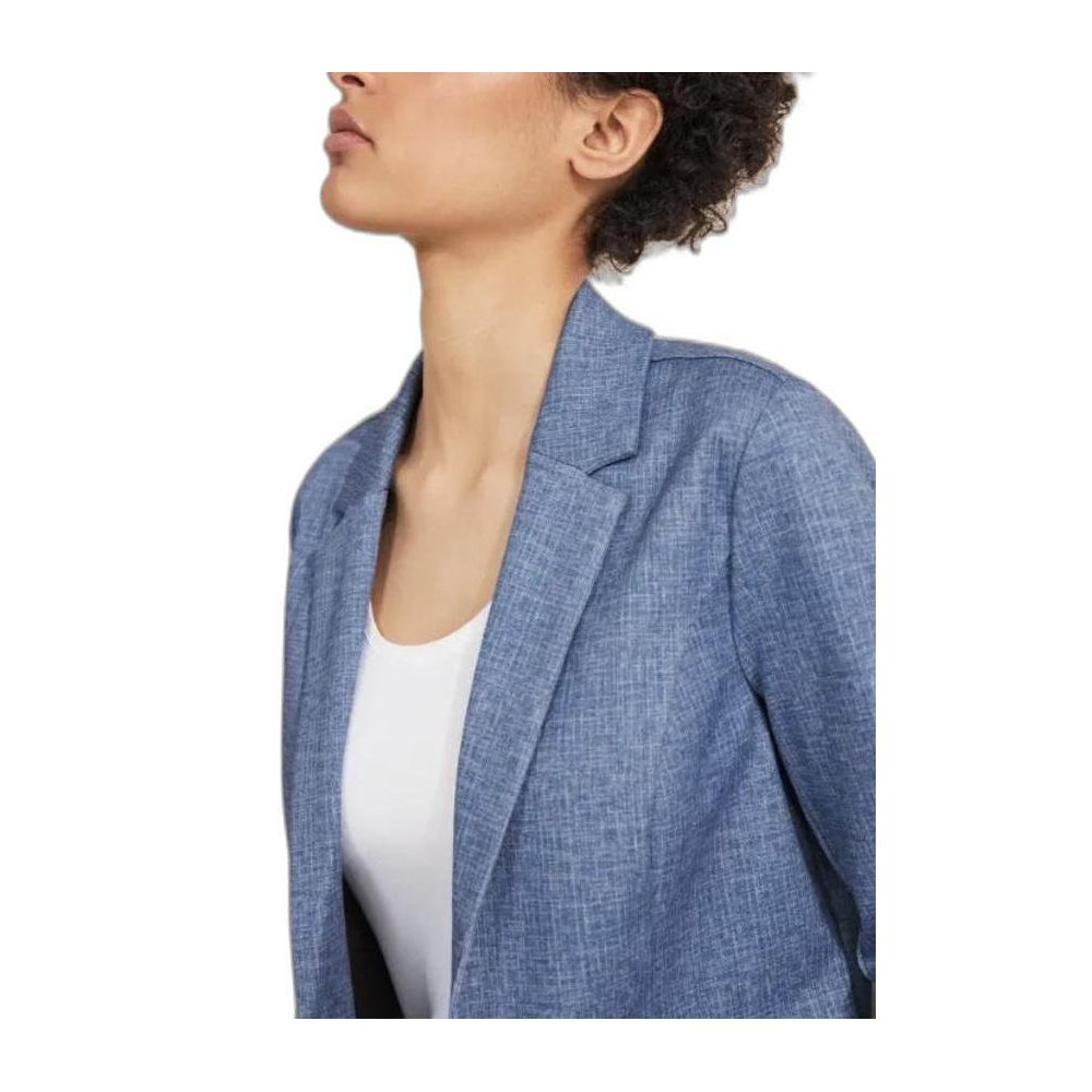 Blue Polyester Blazer