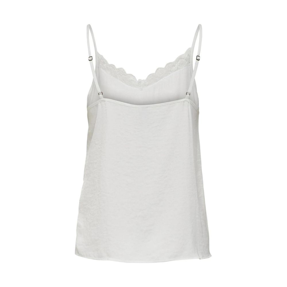 Weißes Polyester-Tanktop