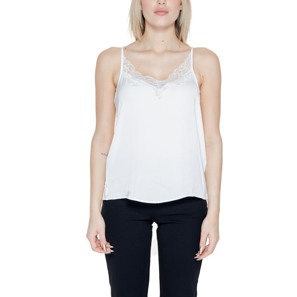 Weißes Polyester-Tanktop
