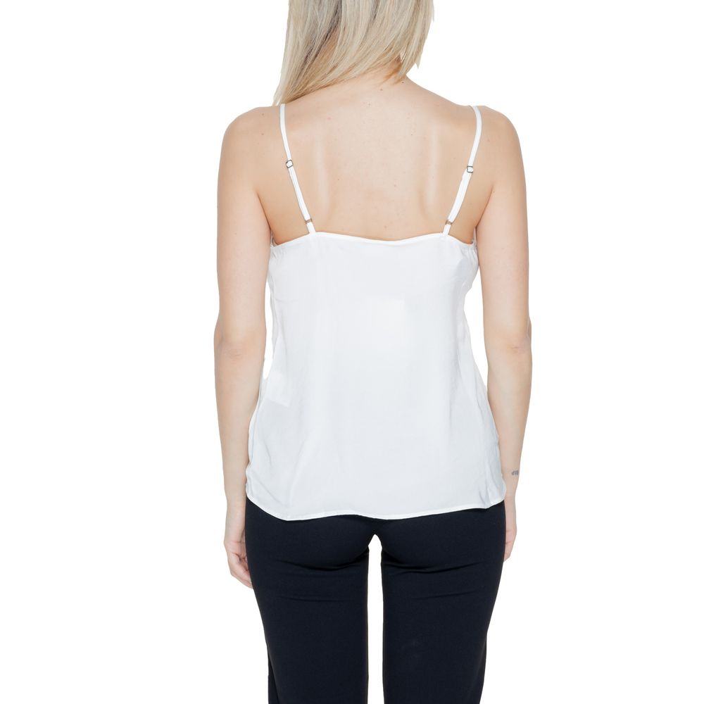 Weißes Polyester-Tanktop
