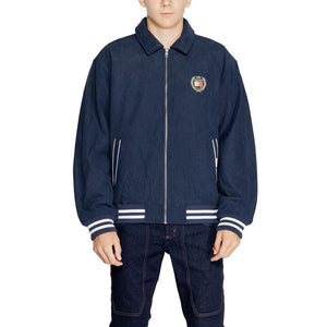 Blue Recycled Polyester Jackets & Coat
