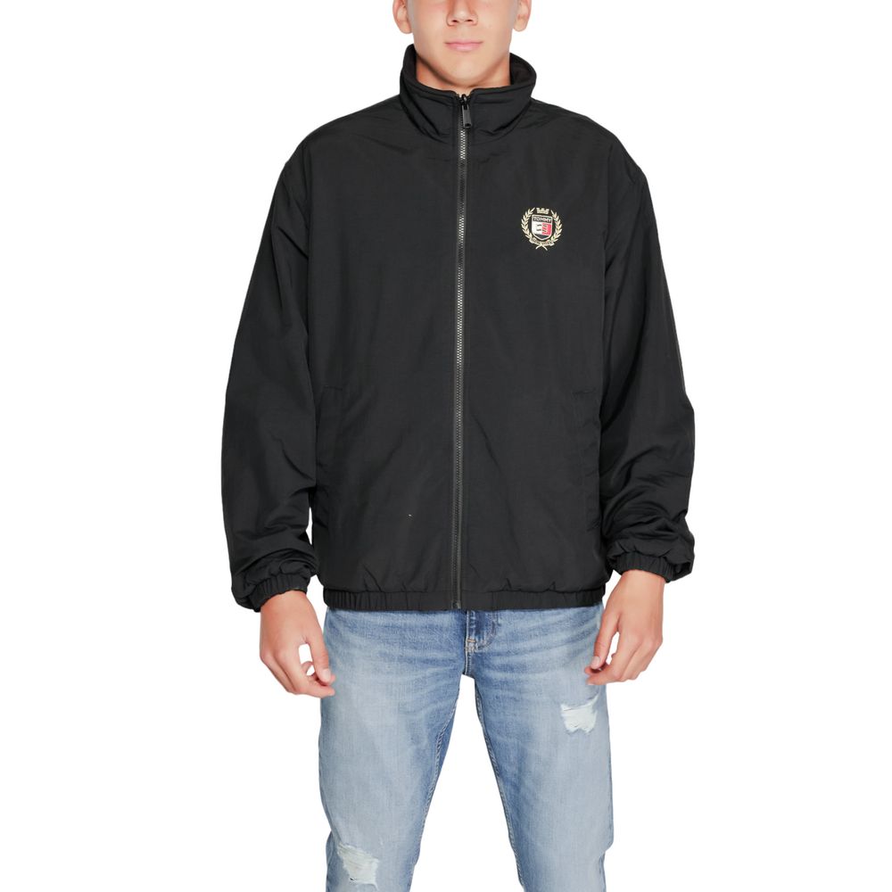 Schwarze Jacken und Mäntel aus recyceltem Polyester