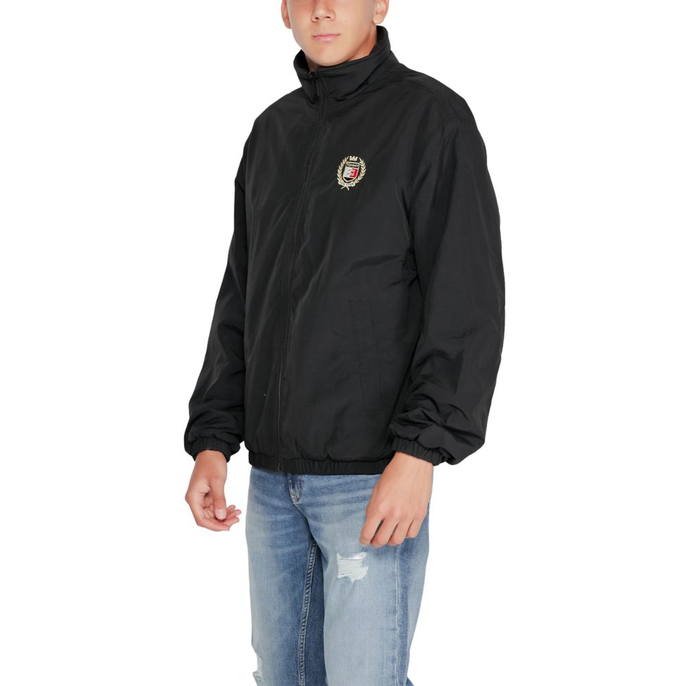 Schwarze Jacken und Mäntel aus recyceltem Polyester