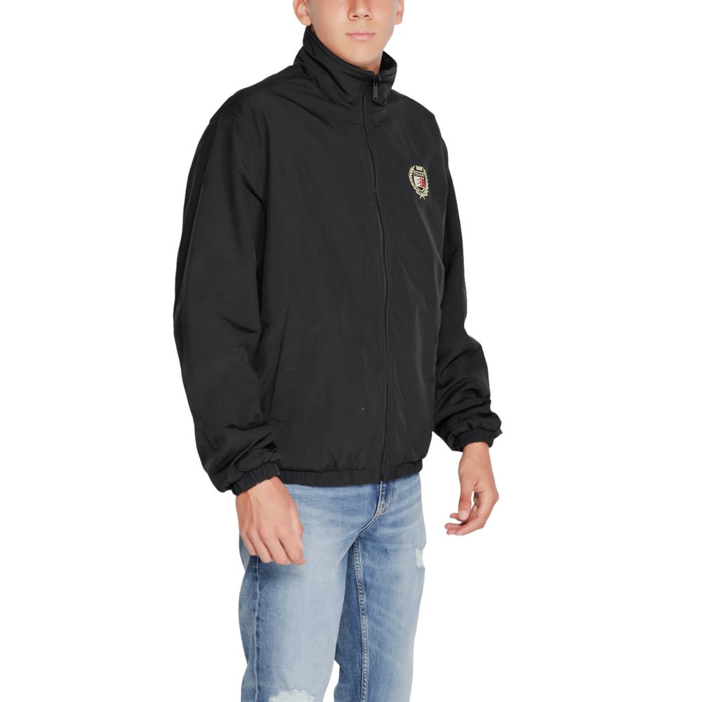 Schwarze Jacken und Mäntel aus recyceltem Polyester