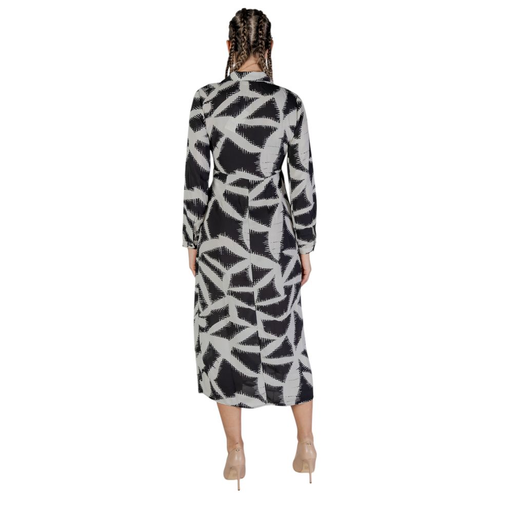 Black Recycled Polyester Long