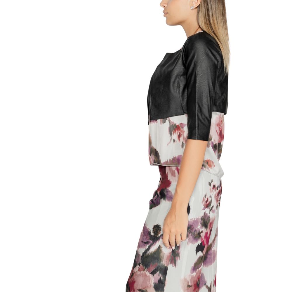 Schwarzer Cardigan aus Polyethylen