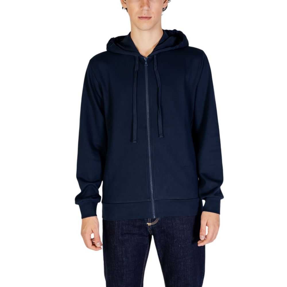 Blauer Polyester-Kapuzenpullover