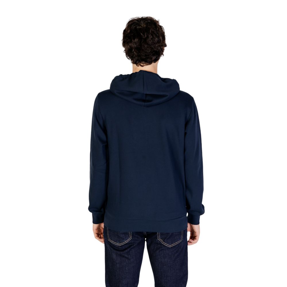 Blauer Polyester-Kapuzenpullover
