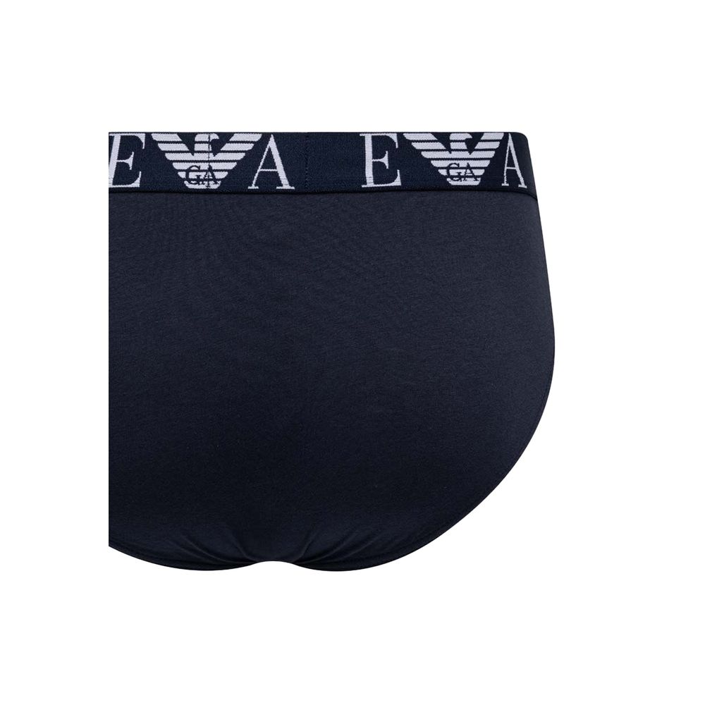 Blaue Baumwollunterwäsche