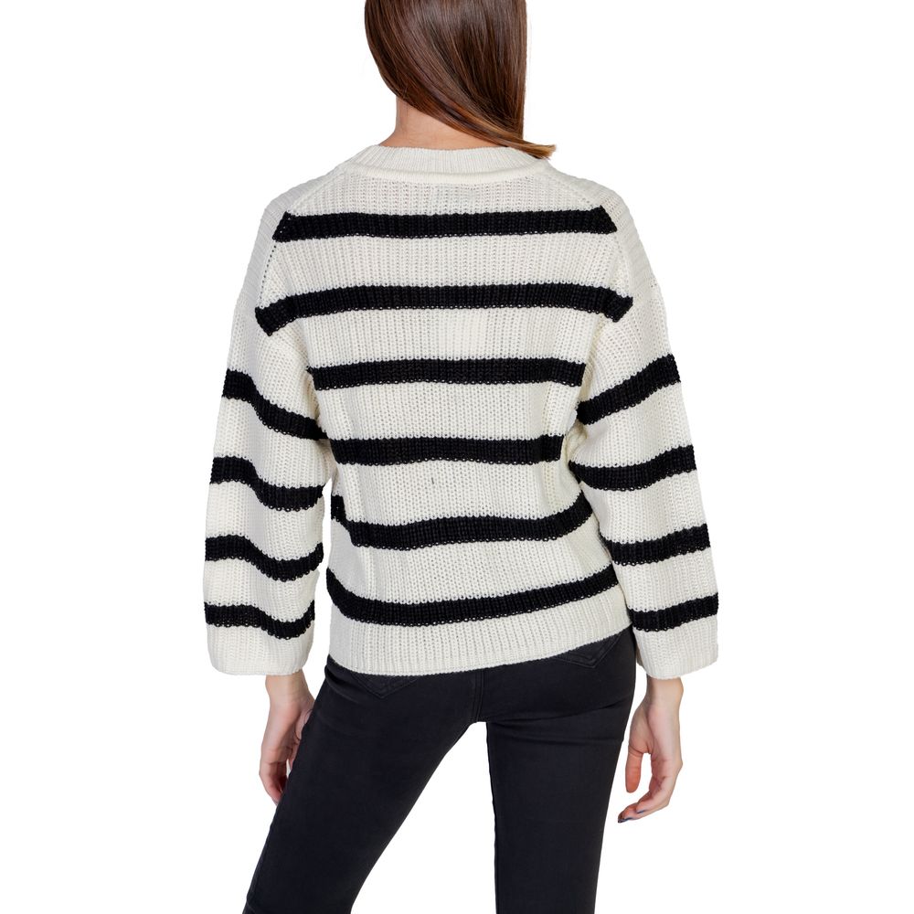 Cremefarbener Marabu-Pullover