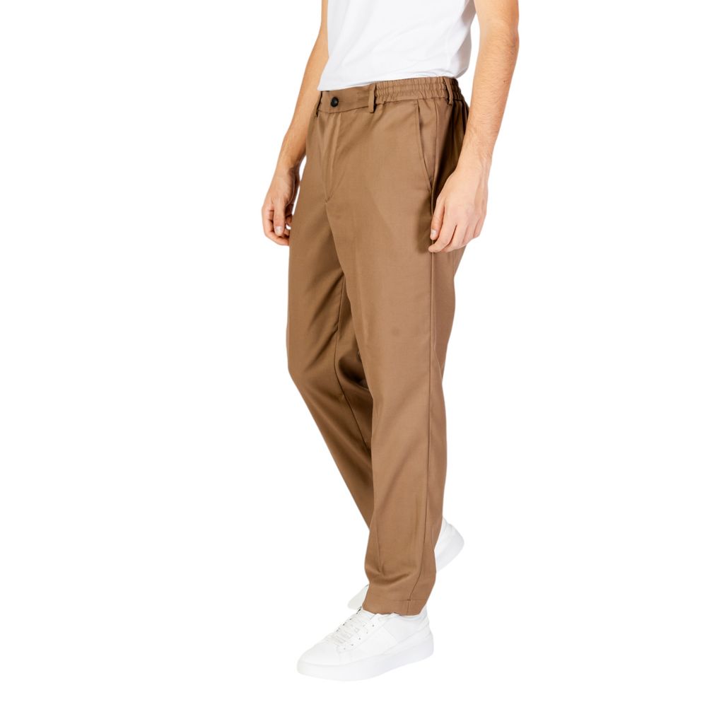Beige Polyesterhose