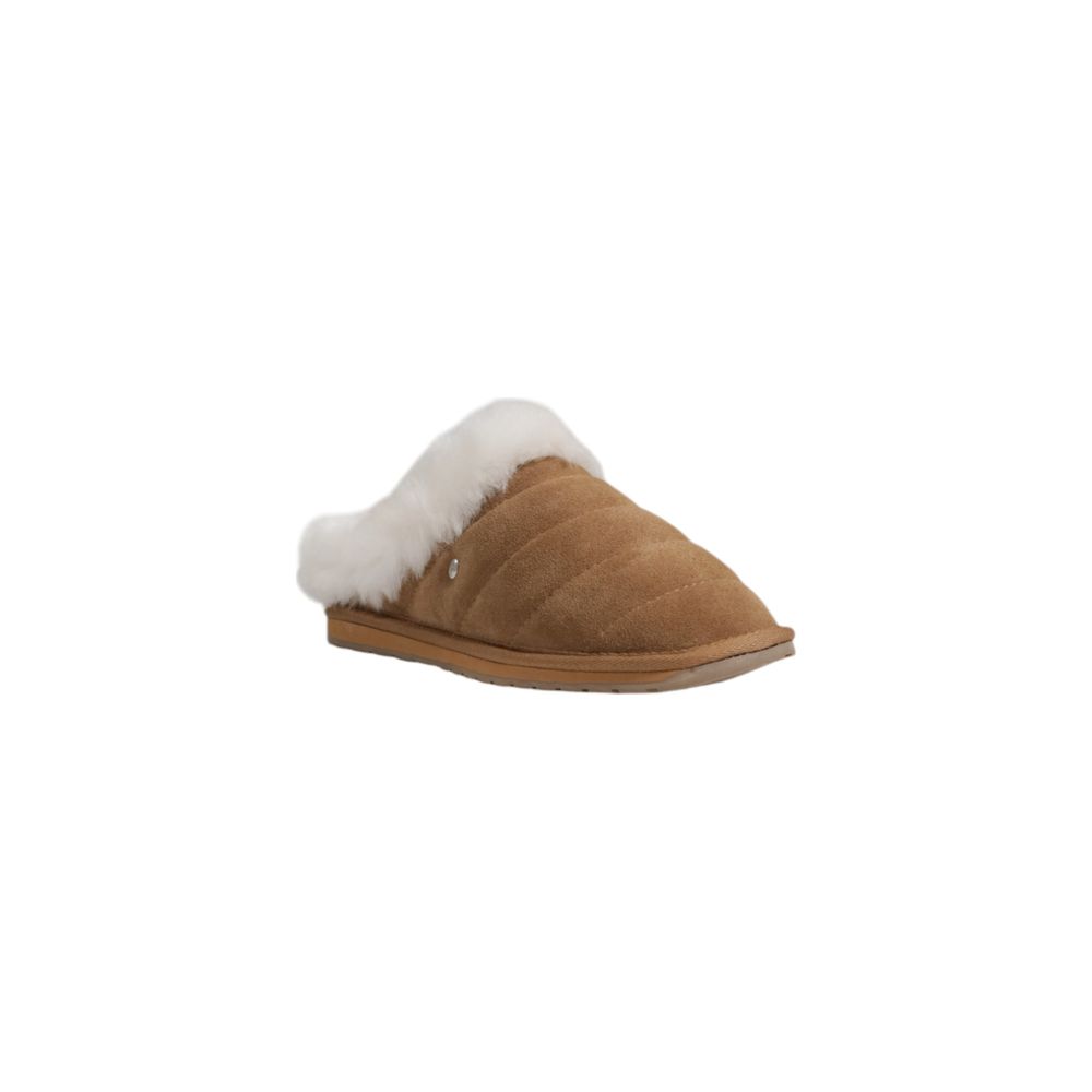 Braune Wildleder-Slipper