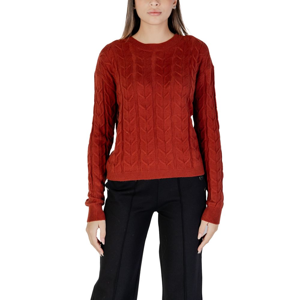 Roter Viskosepullover