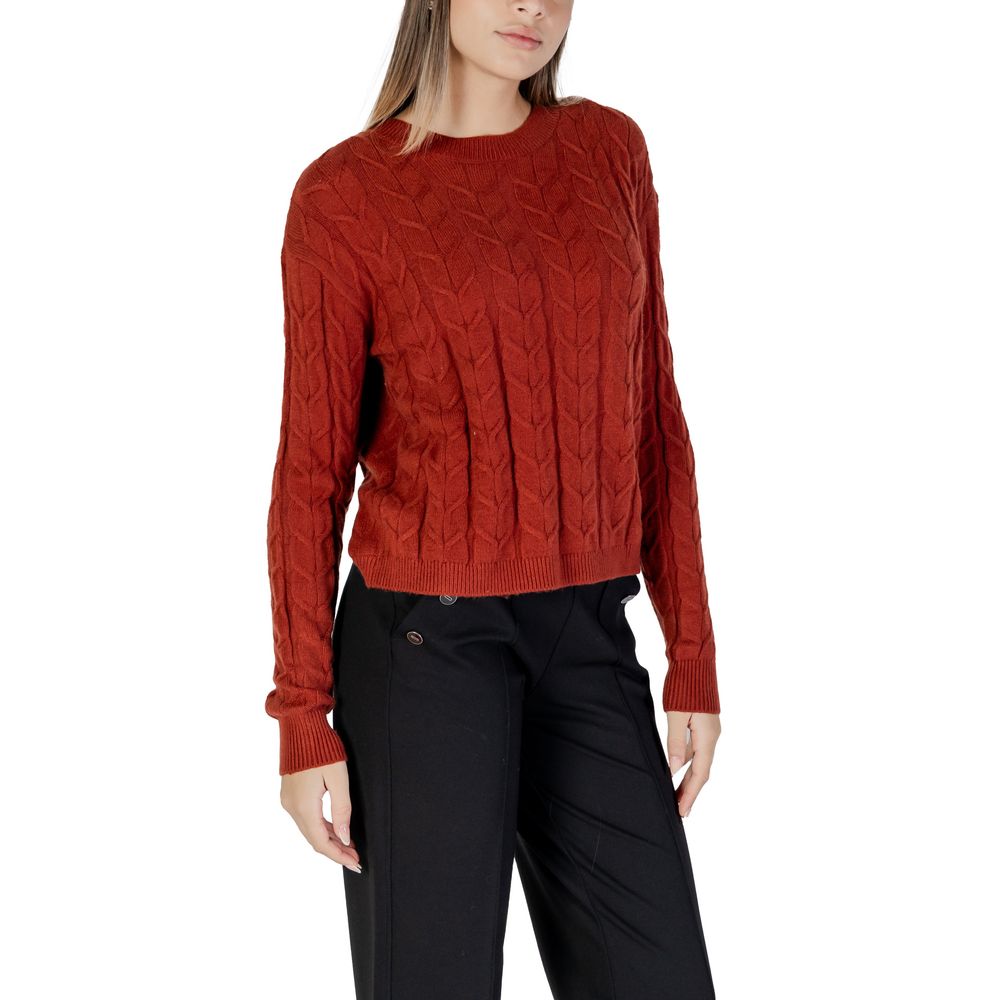 Roter Viskosepullover