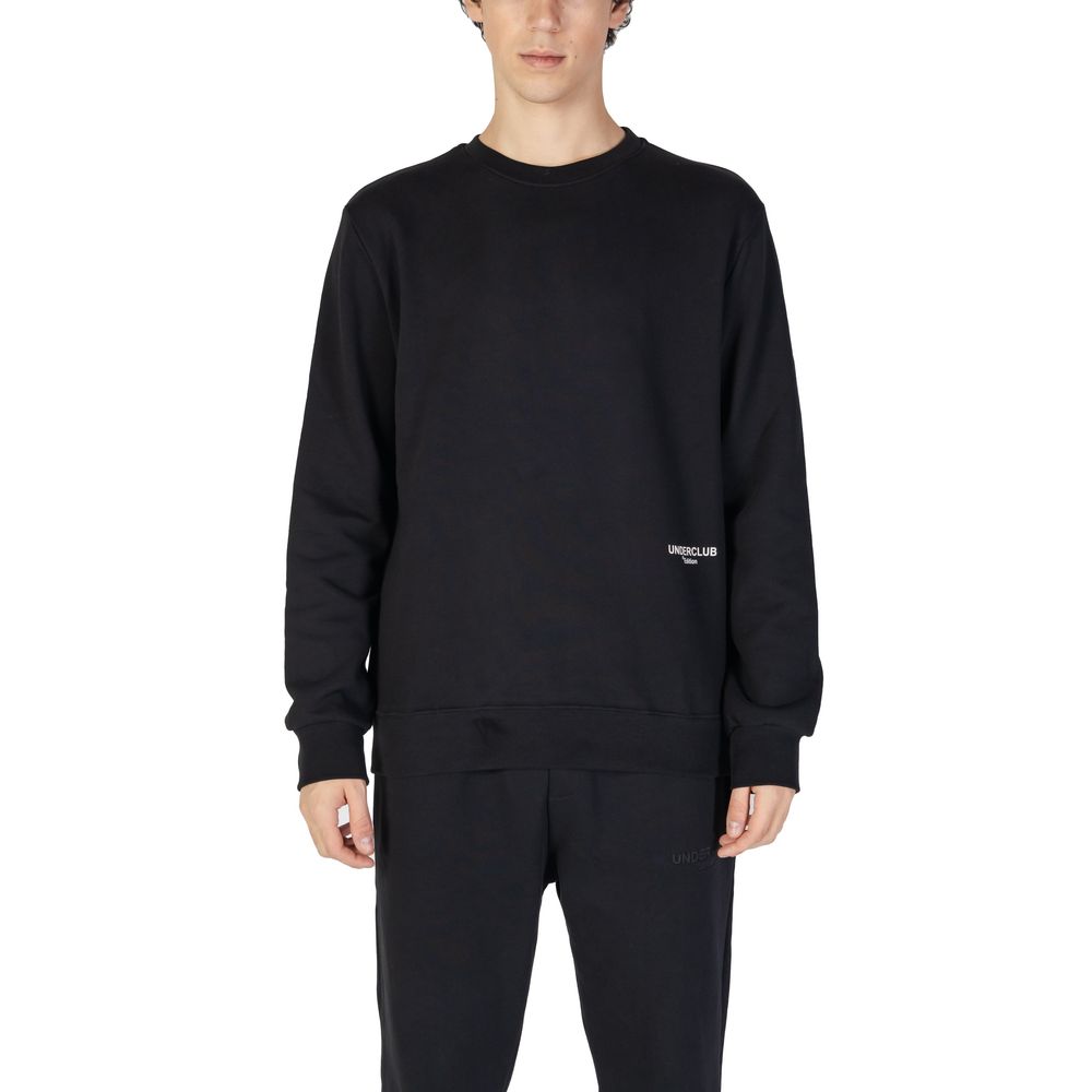 Schwarzes Baumwoll-Sweatshirt