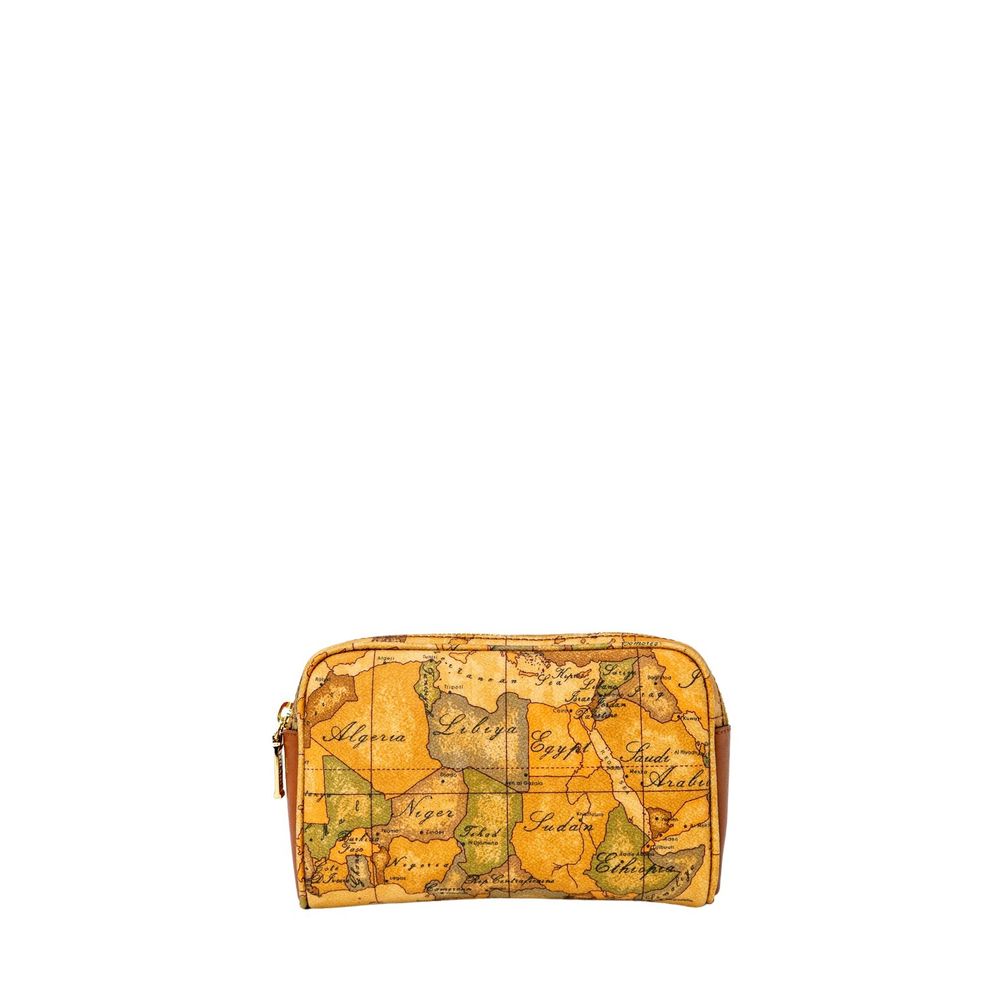 Beigefarbene Gürteltasche aus Leder