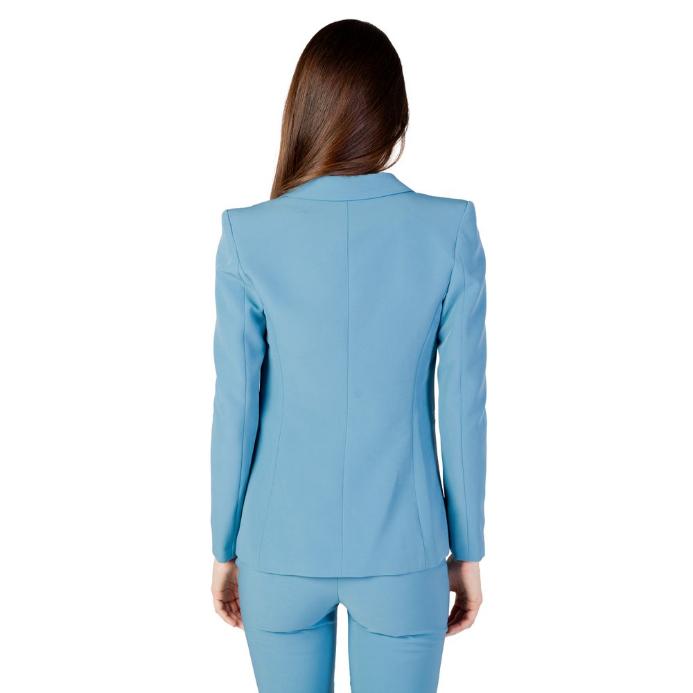 Türkiser Polyester-Blazer
