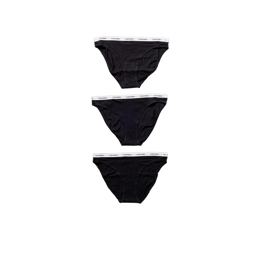 Schwarzes Baumwoll-Slip