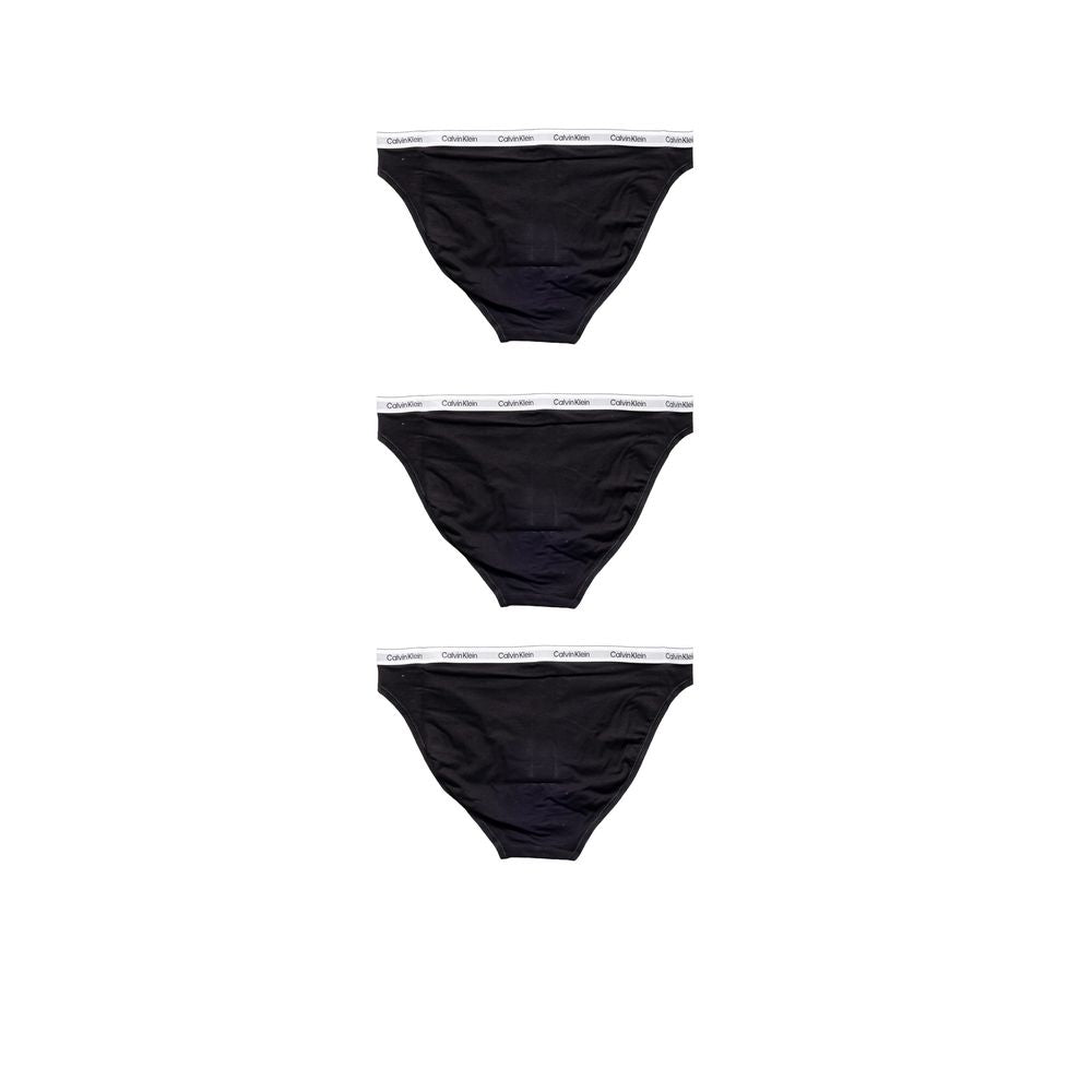 Schwarzes Baumwoll-Slip