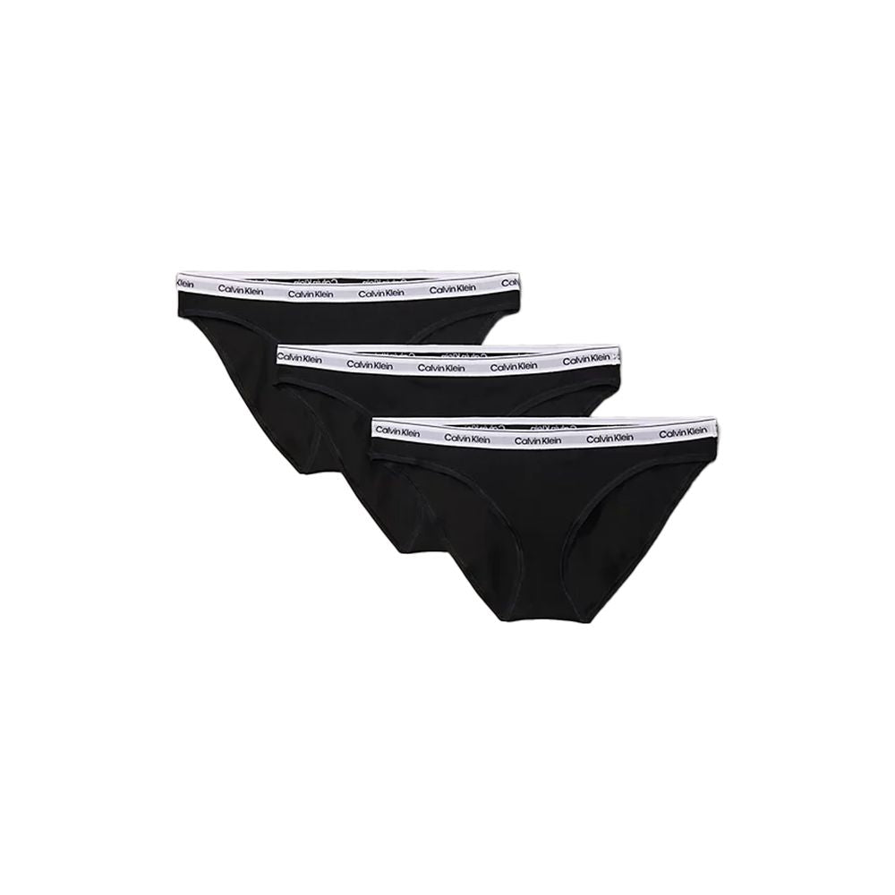 Schwarzes Baumwoll-Slip