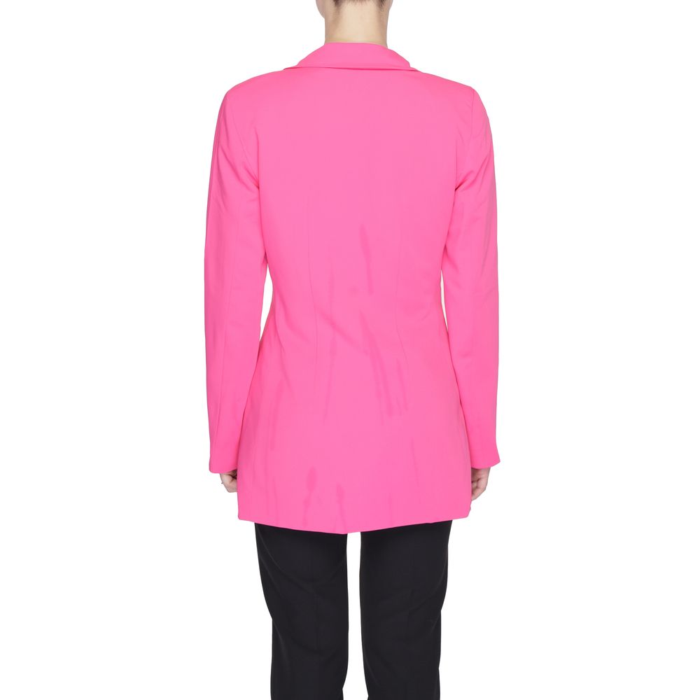 Rosa Polyester-Blazer