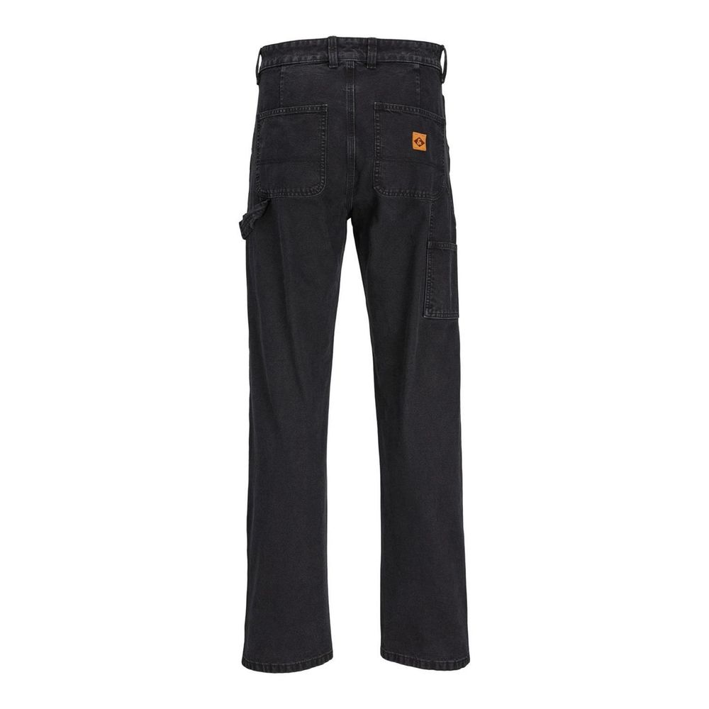 Schwarze Jeans aus Baumwolle mit entspannter Passform