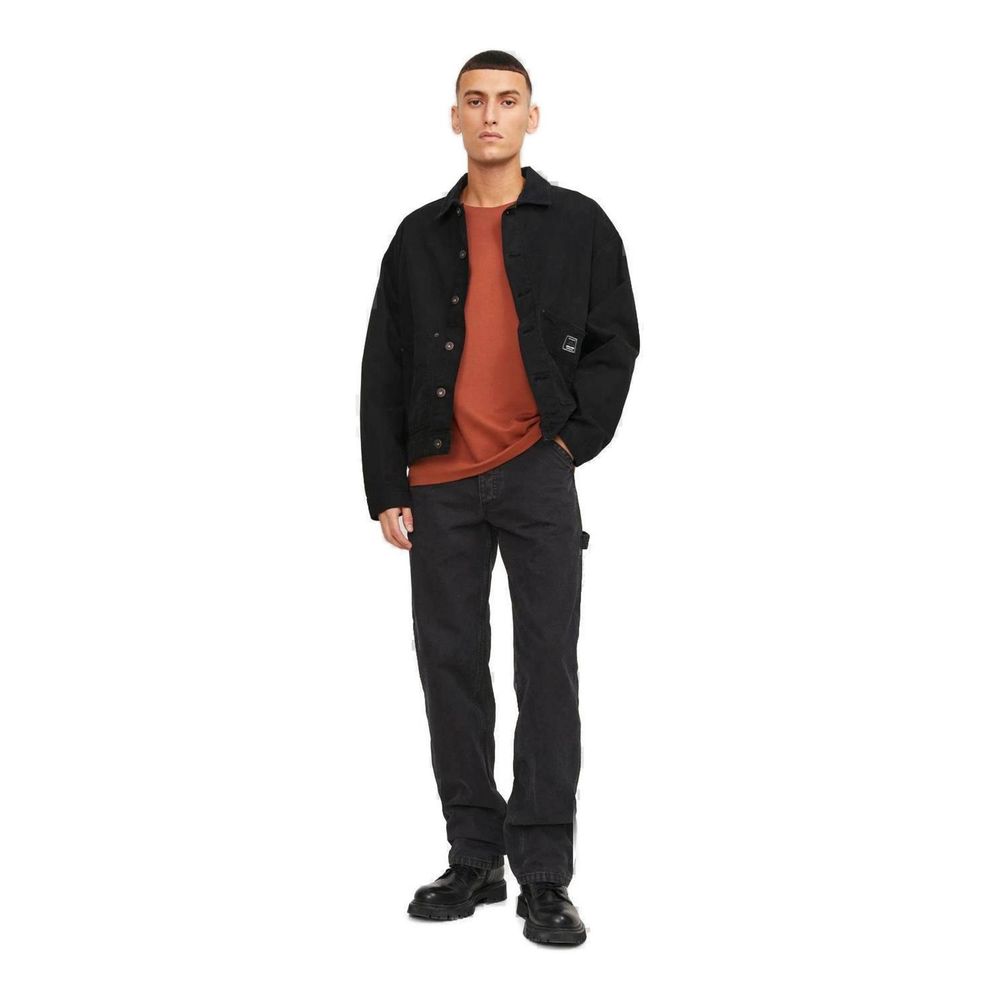 Schwarze Jeans aus Baumwolle mit entspannter Passform