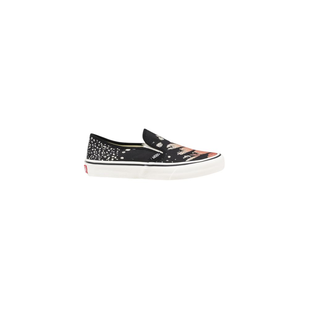 Schwarzer Ledersneaker