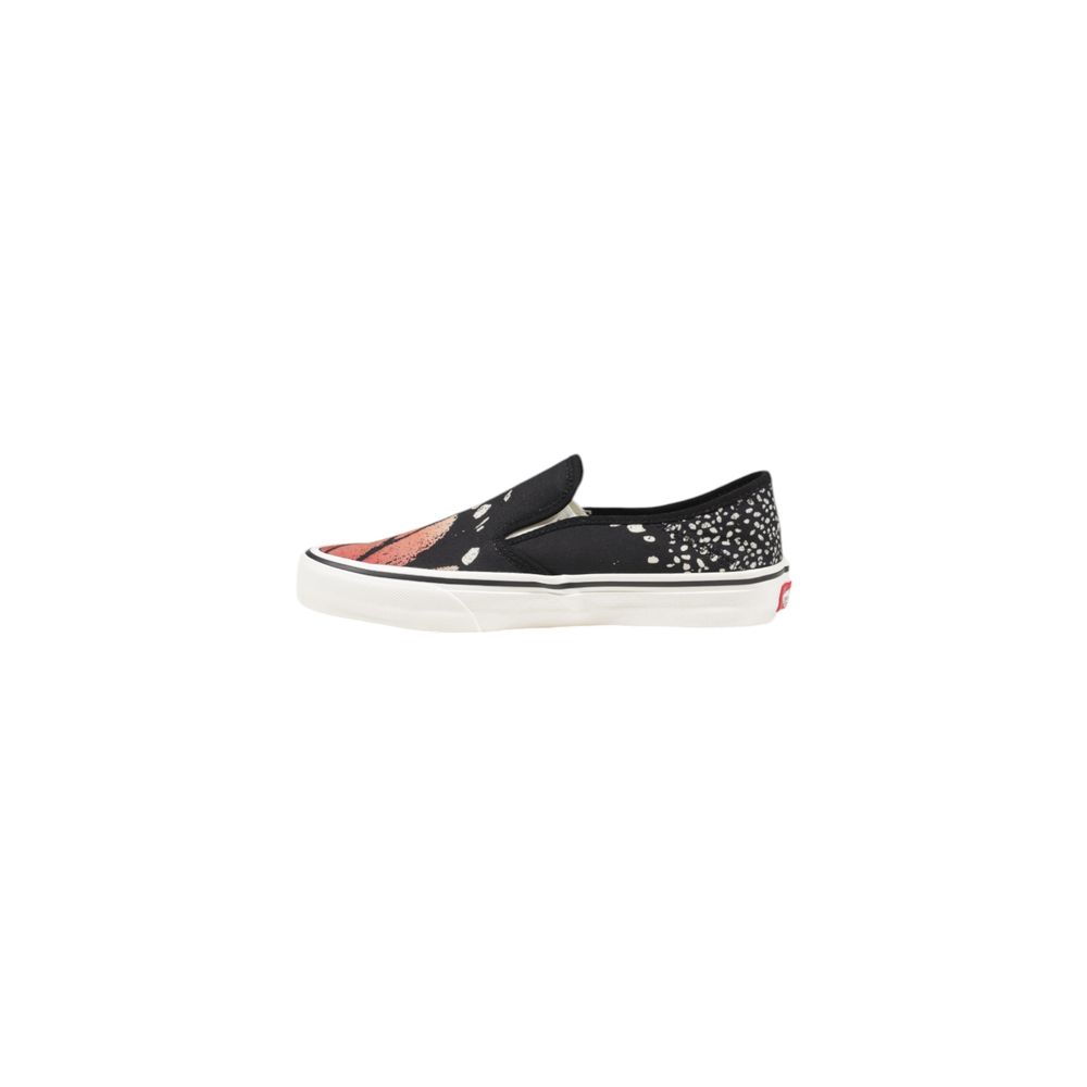 Schwarzer Ledersneaker