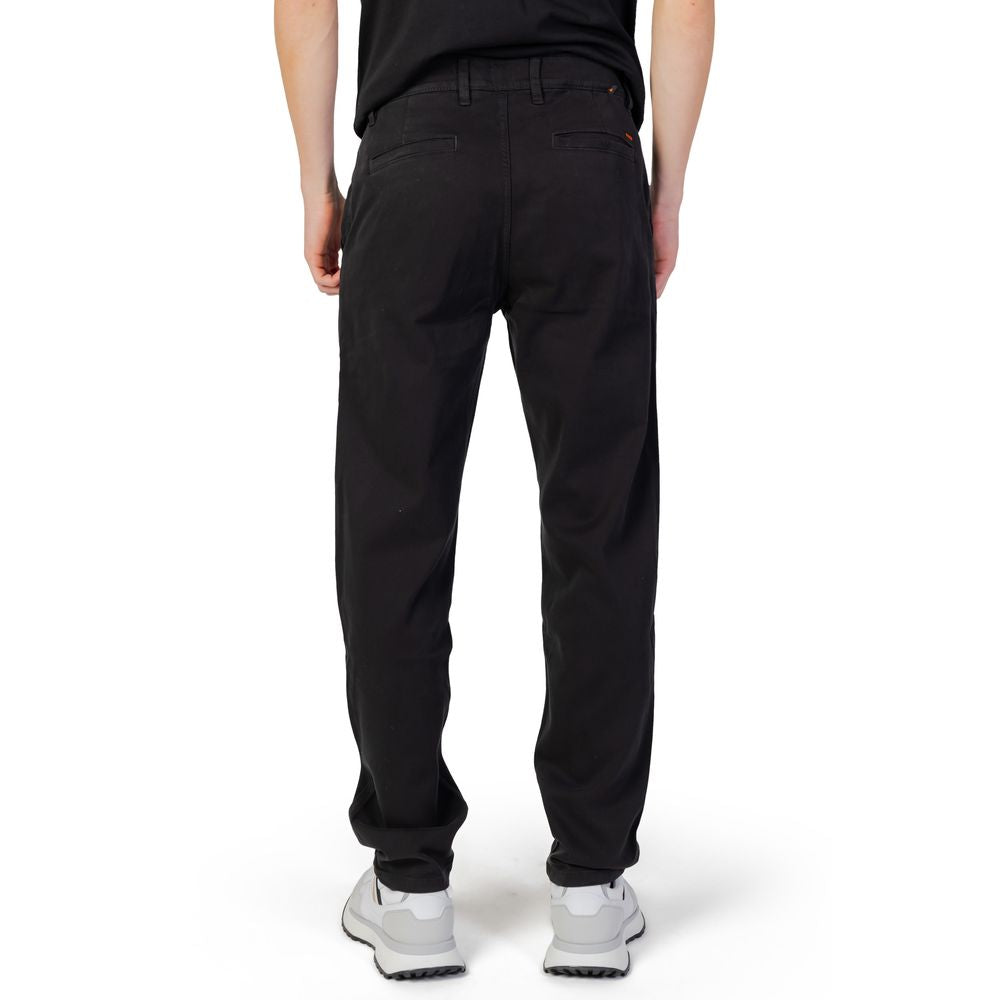Schwarze Baumwollhose