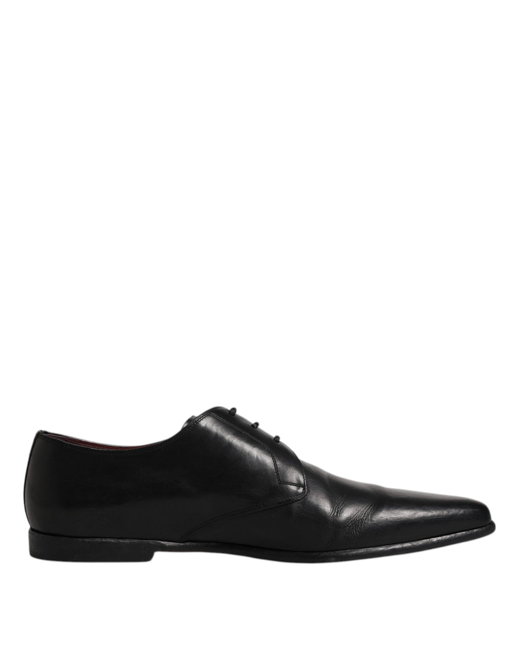 Schwarze Derby-Schnürschuhe aus Leder für Herren