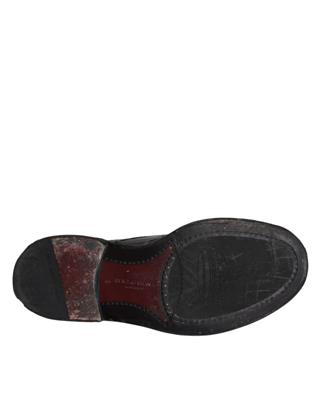 Schwarze Derby-Schuhe aus Leder mit Flügelkappe