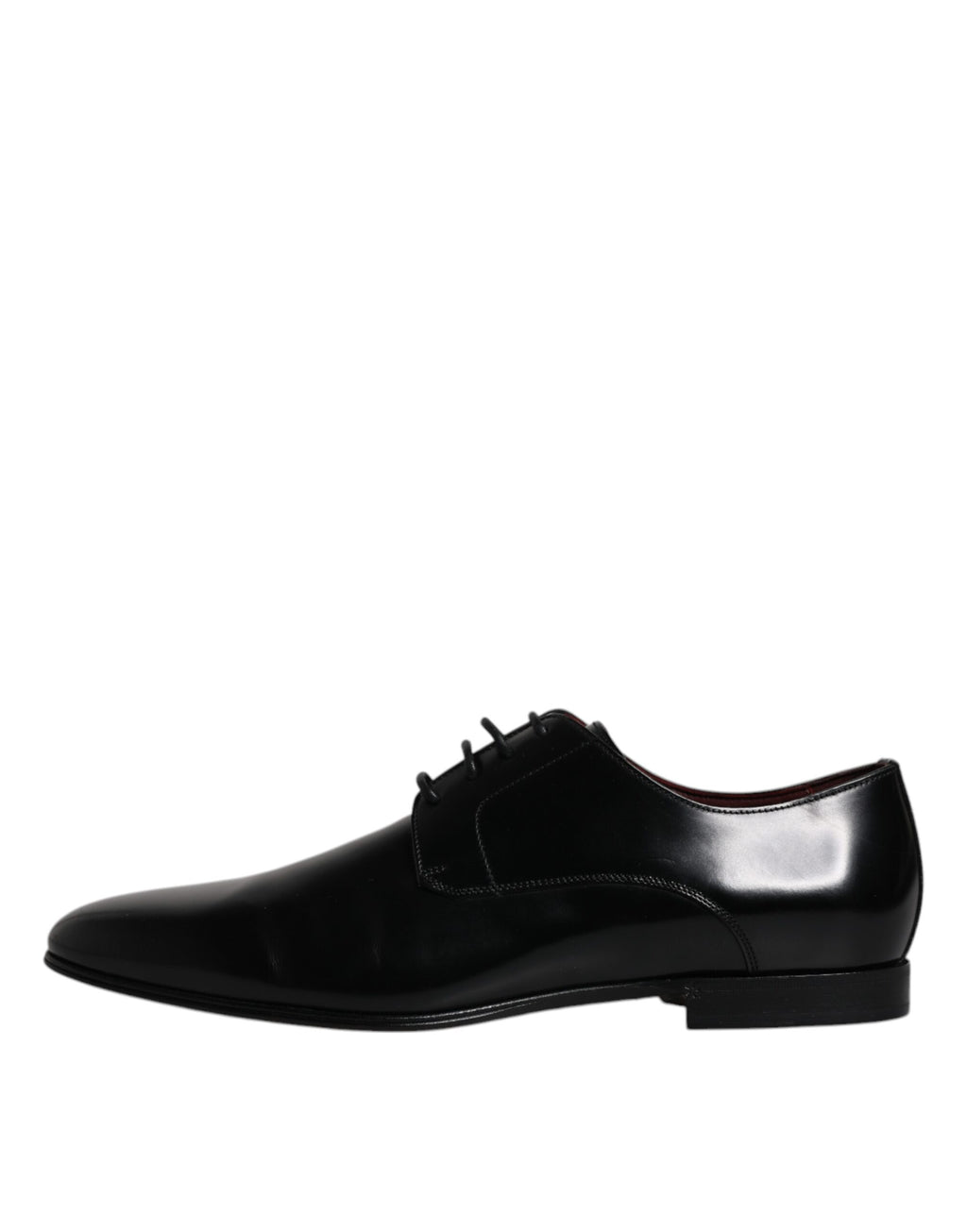 Schwarze Derby-Schnürschuhe aus Leder für Herren