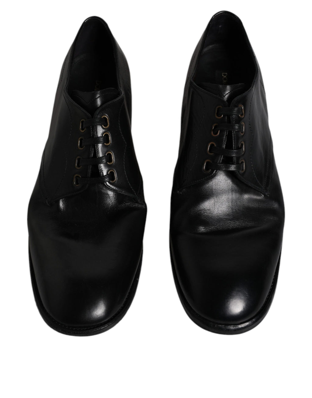 Schwarze Derby-Schuhe aus Leder für formelle Herren