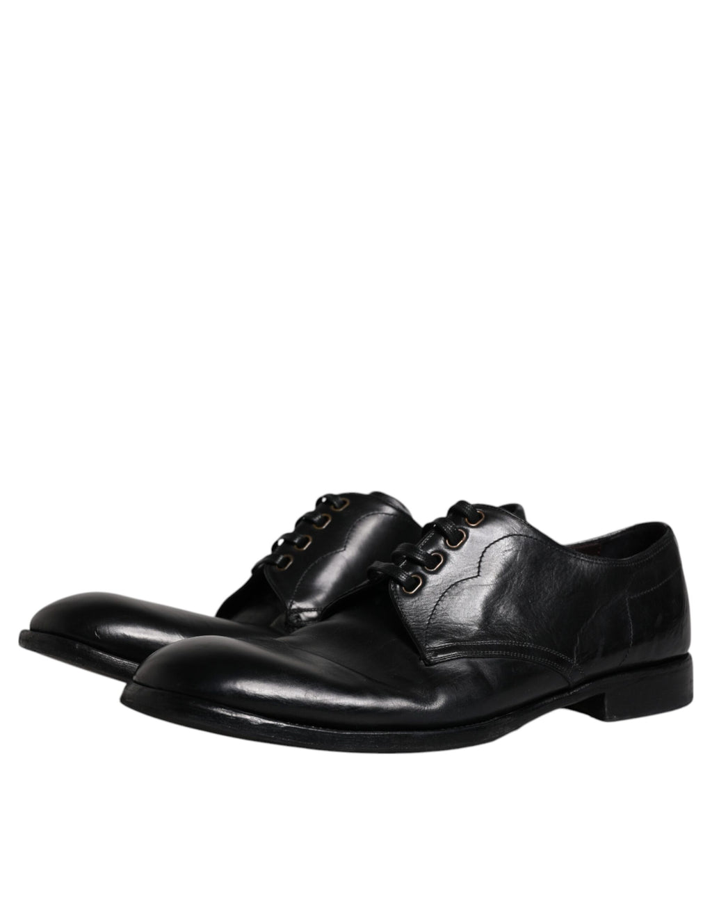Schwarze Derby-Schuhe aus Leder für formelle Herren