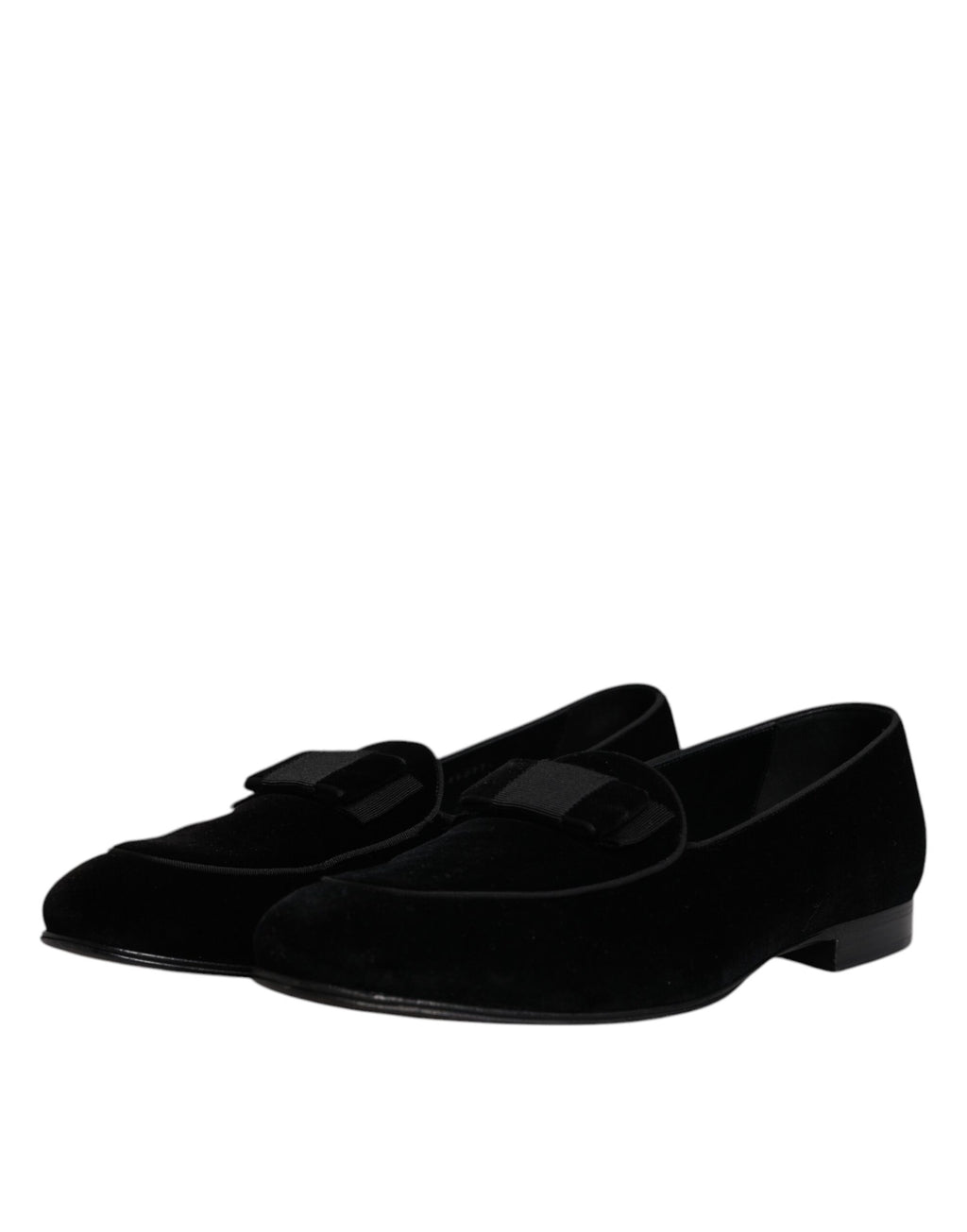 Schwarze Samt-Loafer für formelle Herren