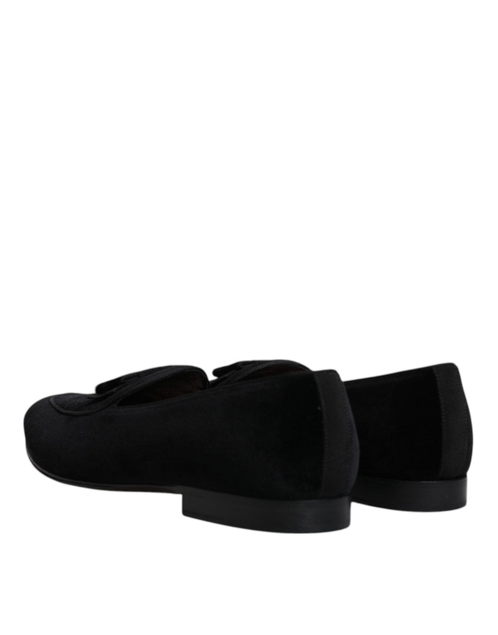 Schwarze Samt-Loafer für formelle Herren