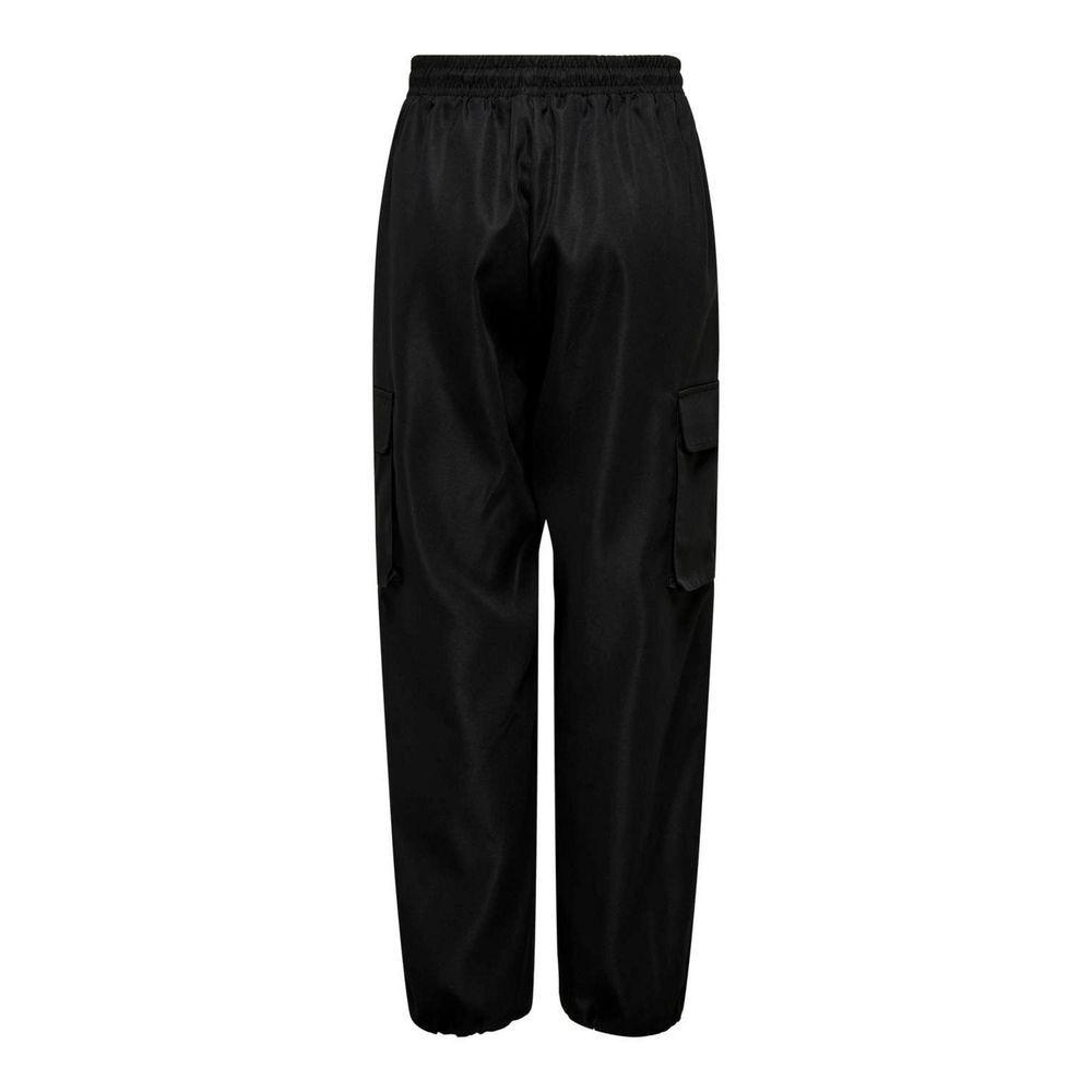 Only Black Cotton Cargo Pants
