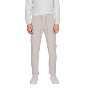 Beige Polyester Pant