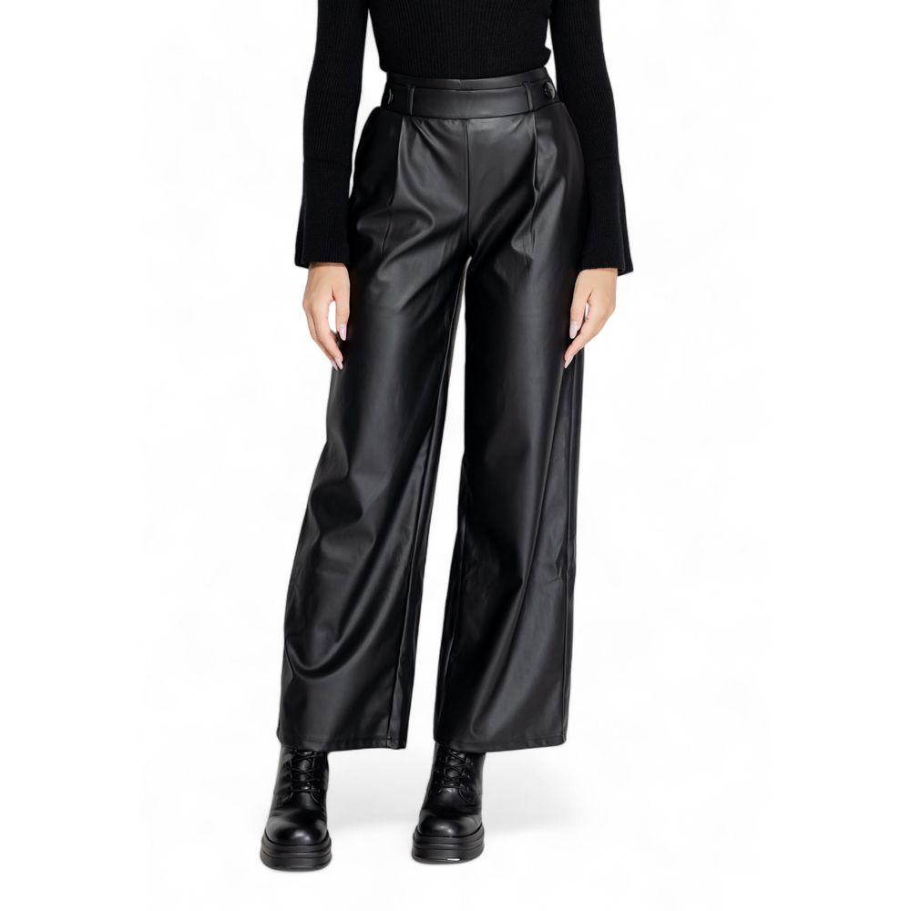 Schwarze Polyesterhose