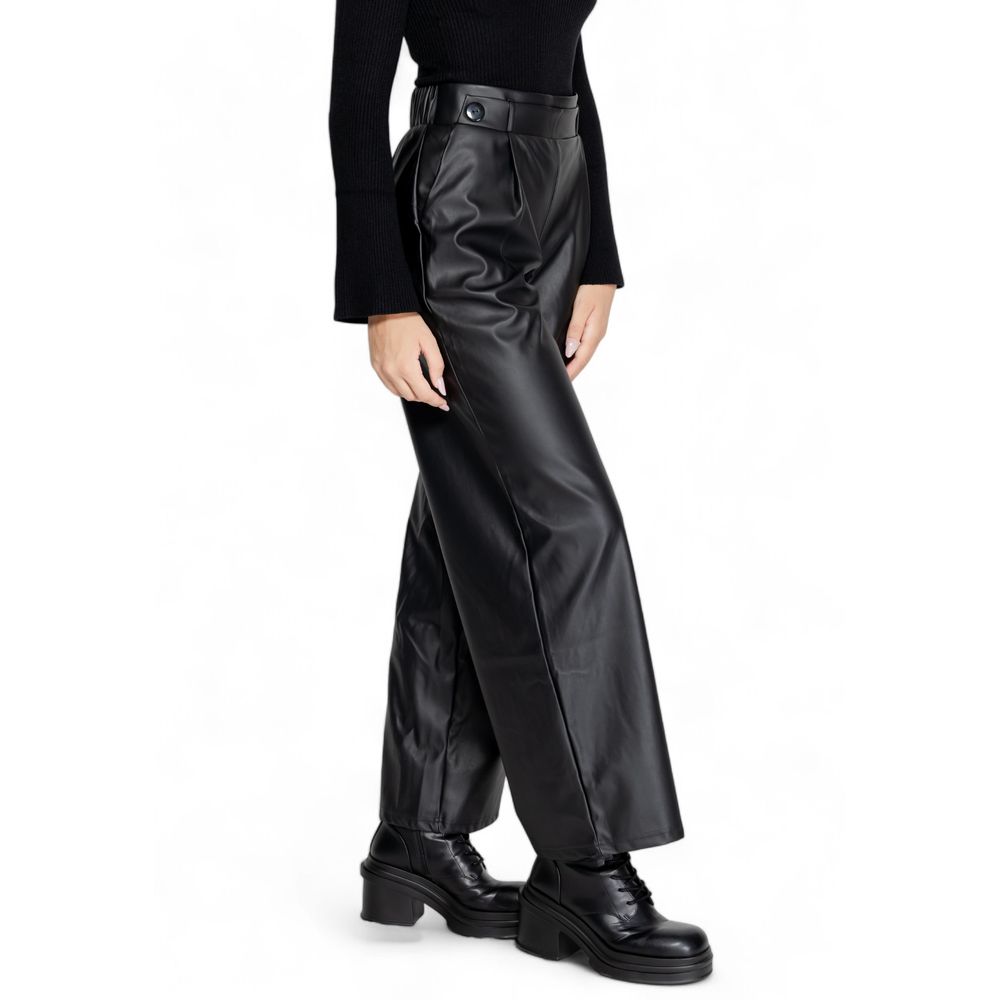 Schwarze Polyesterhose