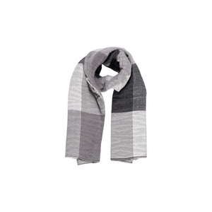 Schwarzer Schal aus recyceltem Polyester