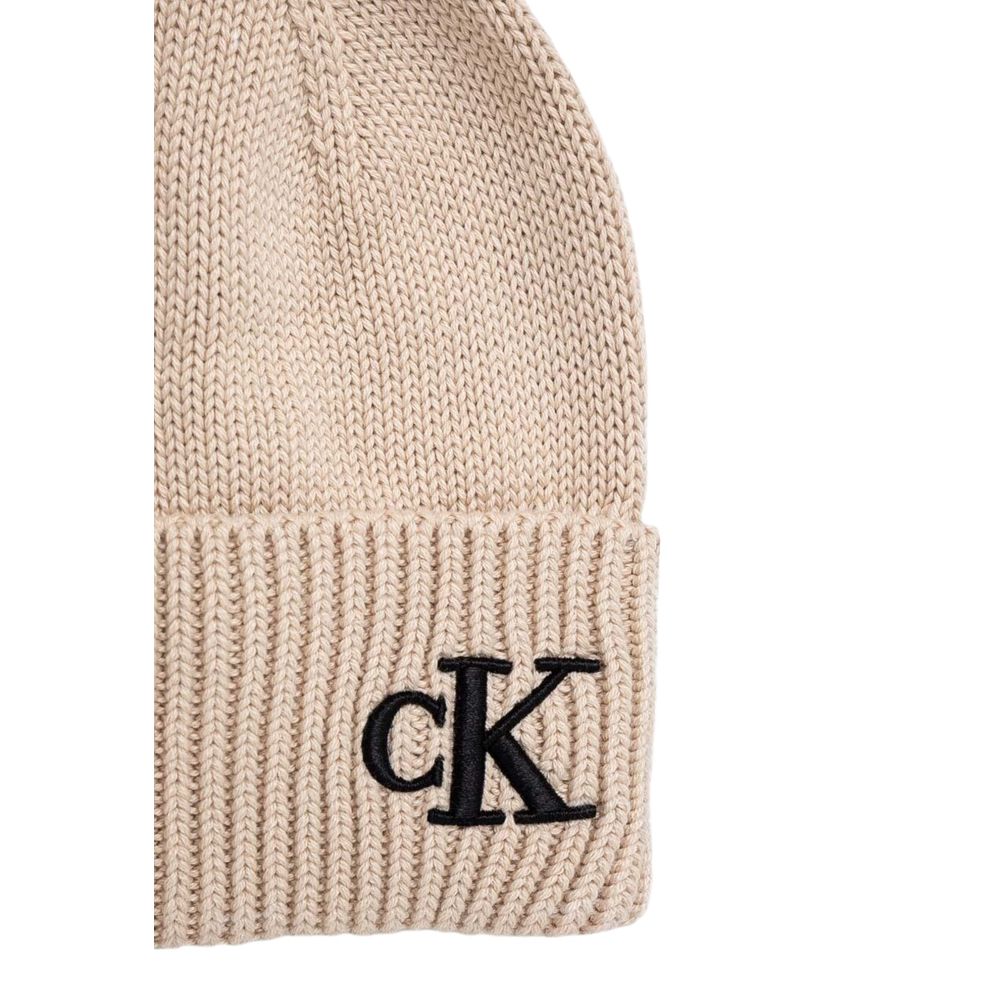 Beige Baumwollkappen Baseballmütze