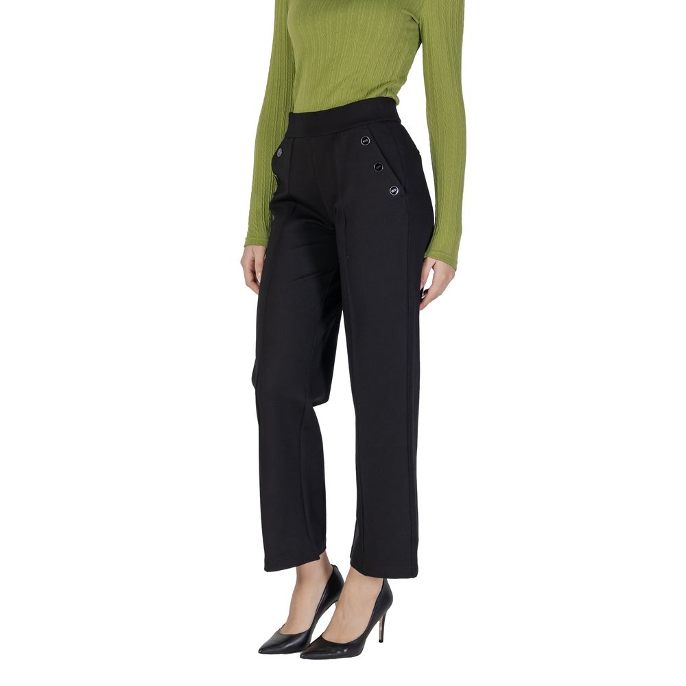 Schwarze Viskosehose
